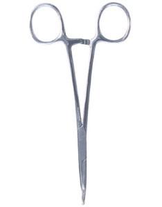 Angler's Accessories Curved Forceps 5.5in in Gold and Matte